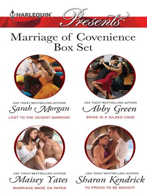 cover image of Marriage of Convenience Bundle--4 Book Box Set